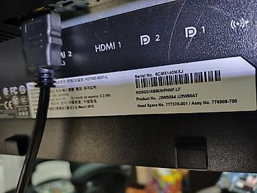 24 дюйма монитор: Монитор, HP, Б/у, LCD, 24" - 25" — 7