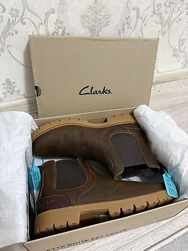 clark: Мужские ботинки, 44, Clarks, Новый, цвет - Коричневый, Самовывоз, Платная доставка — 1
