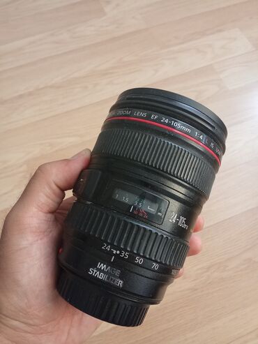 Казаны: Canon EF 24-105mm f/4 L IS USM zum linzası. Bu linza standart zoom
