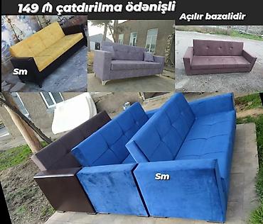Ev və bağ: Divan, Qonaq otağı üçün, Parça, Bazalı, Açılan, Kitab — 8