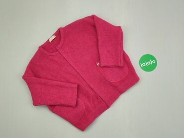 Ubrania damskie: Bluza, XL (EU 42), wzór - Jednolity kolor, kolor - Różowy