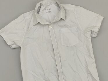 biała koszula chłopięca 146: Shirt 7 years, condition - Good, pattern - Monochromatic, color - White