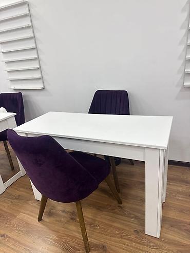 dirnaq modelleri adlari: Salon mebeli dəsti - Manikür/iş masası: Ağ rəngdə, minimal dizayn — 2