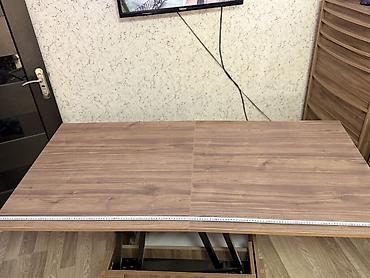mebel sifarisi: Kvadrat masa, Transformer, Təkərsiz, Teksturalı laminat — 8