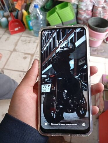 телефон баткен: Redmi, Redmi Note 10, Колдонулган, 128 ГБ, түсү - Көгүлтүр, 2 SIM