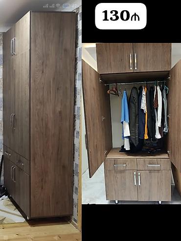 dehliz şkafi: Dəhliz mebeli – 130₼ Ölçülər: - Hündürlük: 2.40 m - En: 1 m - — 1