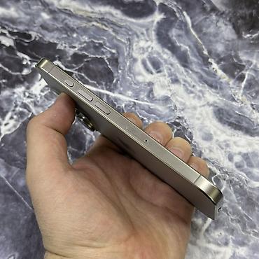 Apple iPhone: IPhone 15 Pro, Б/у, 256 ГБ, Natural Titanium, Защитное стекло, Чехол, 95 % — 5