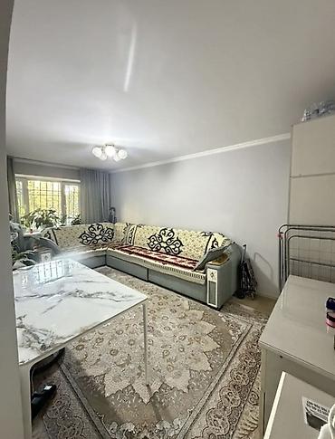 массаж манас шаары: 1 комната, 32 м², Хрущевка, 1 этаж, Дизайнерский ремонт — 1
