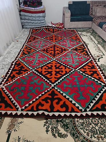 Ковры и паласы: Традиционный декоративный ковёр/панно в этническом стиле (сузане/ждяк) — 1