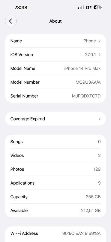garmin 8 pro: IPhone 14 Pro Max, Б/у, 256 ГБ, Deep Purple, Коробка, 85 % — 7