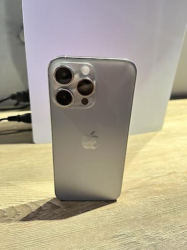 iphone tel: IPhone 15 Pro Max, 256 GB, Gümüşü, Face ID — 5