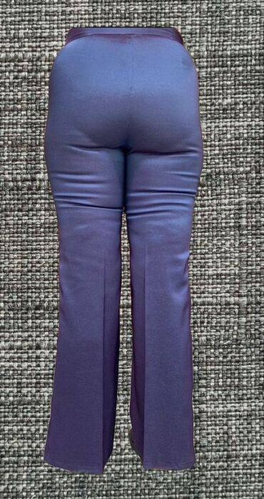 женские брюки: Одежда - брюки из шелка с блеском, б/у, состояние отличное