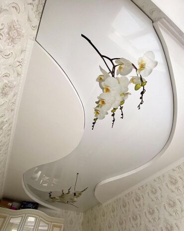 Натяжной потолок: Натяжной потолок Глянцевое, Матовое, 3D потолки Бесплатный замер — 3