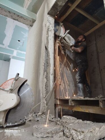 Beton işləri: Beton kəsmə beton deşmə xidməti Karot - HILTI DD 200 / 350 ilə 25 ° — 13