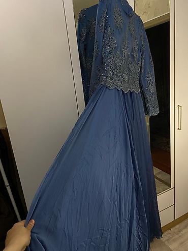 Танцевальные платья: Бальное платье, Длинная модель, цвет - Голубой, L, В наличии at lalafo.kg — 11 Танцевальные платья: Бальное платье, Длинная модель, цвет - Голубой, L, В наличии — 11