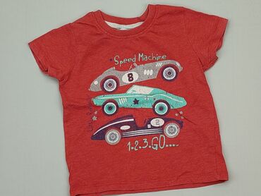 koszulka polo czerwona: Koszulka, 1.5-2 lat, 86-92 cm, stan - Dobry