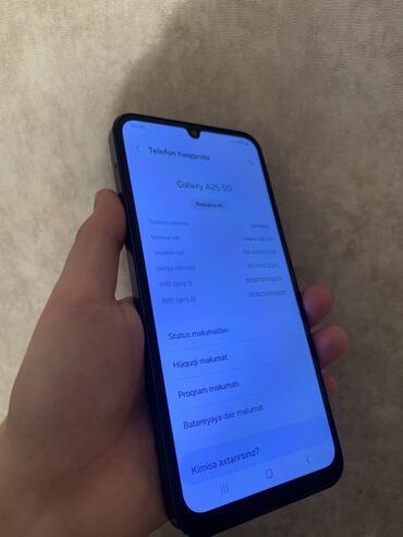 Samsung: Samsung Galaxy A25, 256 GB, rəng - Mavi — 8