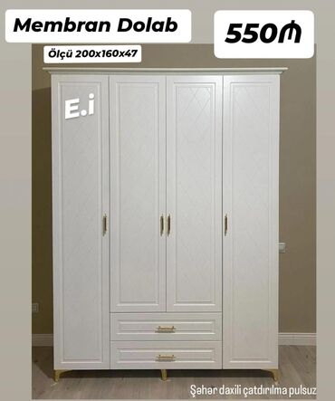 membran mebel nədir: *Membran 4 qapılı dolab 550Azn💥* ✔️ Rəng seçimi var *Şəhər daxili