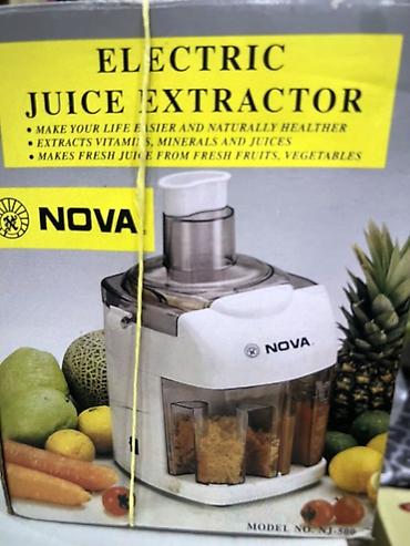 NOVA elektrik şirəçıxaran – Model NJ-508 - Meyvə və tərəvəzlərdən lalafo.az -da NOVA elektrik şirəçıxaran – Model NJ-508 - Meyvə və tərəvəzlərdən