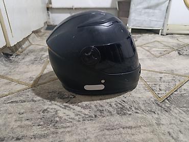 helmet: Мотоциклетный шлем (интеграл), черный -Размер S 54-56см обхват головы — 2