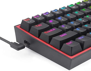 komputer setup: Klaviatura Redragon Fizz K617-RGB BK Red Switch Redragon Fizz — 4