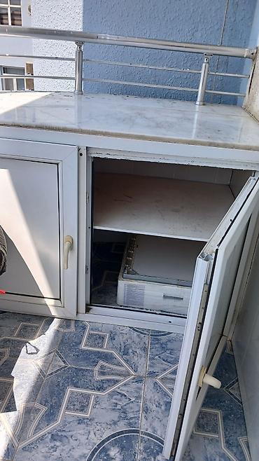 balkon şkafı: PVC balkon dolabı 2 ədəd skafdir 4 qapıdan ibaretdir və — 3