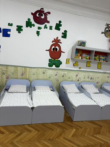 Təknəfərlik uşaq çarpayıları: Oğlan və qız üçün, İşlənmiş, Çarpayı, Bazasız, Matras ilə, Siyirməsiz