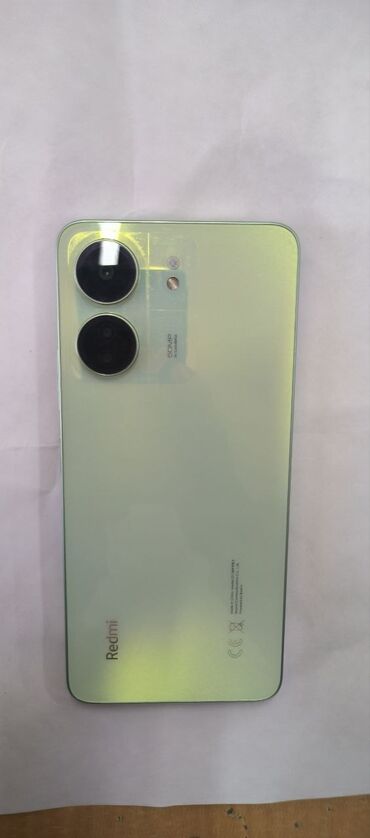 сяоми 13: Redmi, Redmi 13C, Б/у, 256 ГБ, цвет - Зеленый, 2 SIM, eSIM