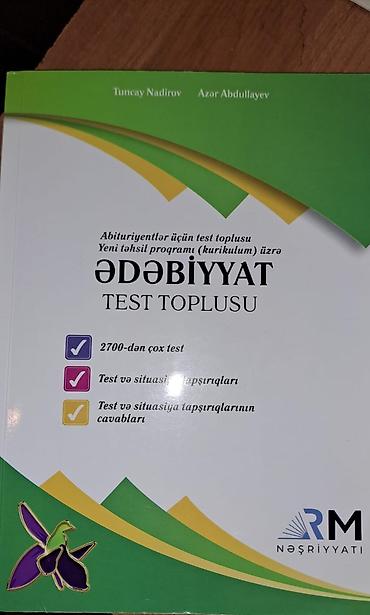 Testlər: RM Ədəbiyyat 4 manat (Təzə vəziyyətdə) Güvən Ədəbiyyat 5 manat (Təzə — 1