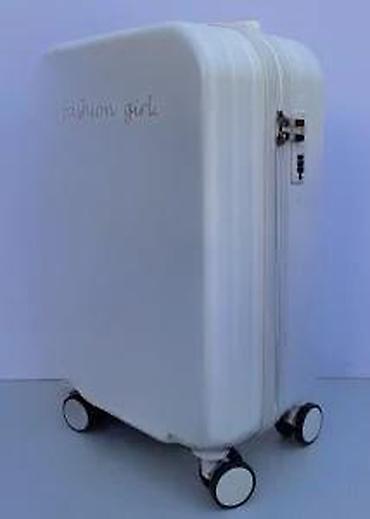 Rančevi, torbe i koferi: Dečji/ženski kofer sa crtanim likom – kabinski format - Dizajn: krem — 16