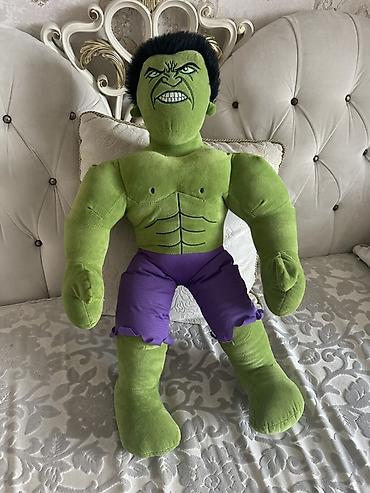 uşaq oyuncaqlari: Böyük ölçülü Hulk plyuş oyuncağı - Material: yumşaq plyuş və parça - — 1