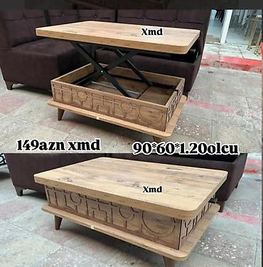 Düz masa, Transformer, Təkərsiz, Teksturalı laminat