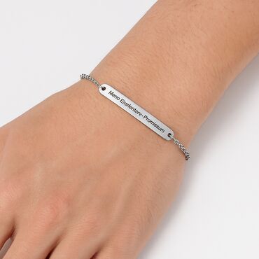 кожанный браслет: Элегантный мужской браслет Ц из нержавеющей стали — символ стиля и