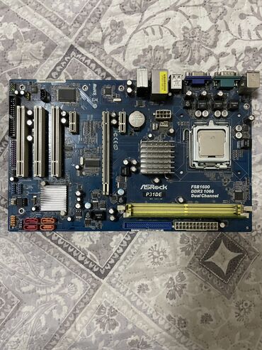 оперативная память 4 гб ddr3 1333: Материнская плата, Б/у, ASRock, LGA775, ATX, Для ПК