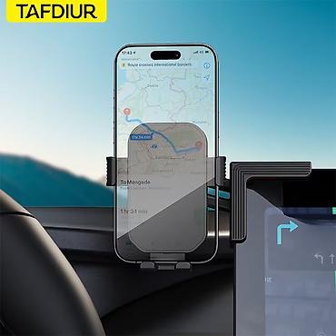 manitor: Avtomobil monitoruna bağlanan telefon tutacağı H73 Çatdırılma Və — 6
