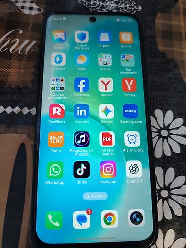iphone 15 128: Honor X6c, 256 GB, rəng - Qara, Barmaq izi, Face ID — 1