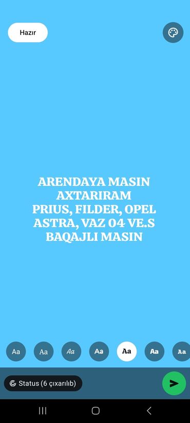 Автомобильные масла: Arendaya Masin AXTARIRAM. Elani diqqetle oxuyun arenday masin