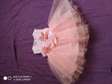 национальное платье на прокат: Детское платье, цвет - Розовый, Новый