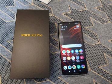 Poco: Poco X3 Pro, Б/у, 128 ГБ, цвет - Синий, 1 SIM, 2 SIM