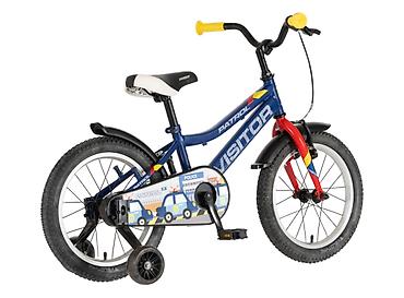 opposite milano: Bicikl kids Visitor Patrol 16" 9" V-brake + kontra, plavi perla — 2