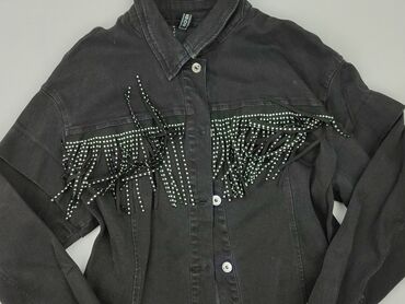 pull and bear kurtki zimowe: Women`s jeans jacket, RAINBOW, size XS (EU 34)
