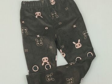 czarne spodenki piłkarskie: Leggings for kids, 3-4 years, 98/104, condition - Very good