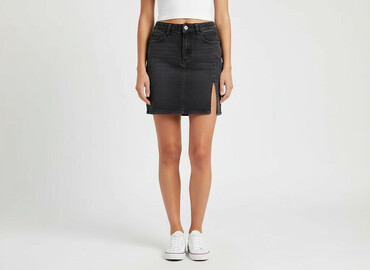 spódnice długie czarne: Shein, Spódnica damska, rozmiar S