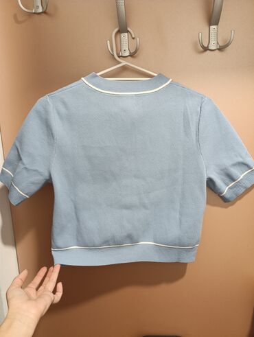 Bluze: H&M, S (EU 36), Poliester, bоја - Svetloplava — 10
