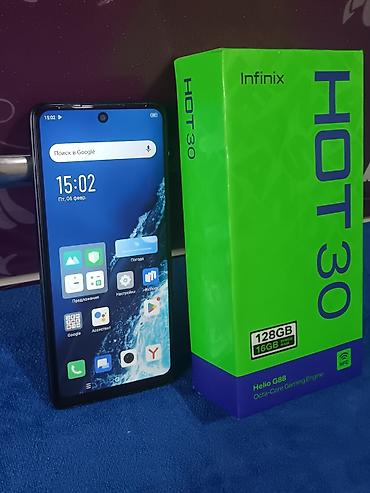 Infinix: Infinix Note 30, Б/у, 128 ГБ, цвет - Черный, 2 SIM — 9