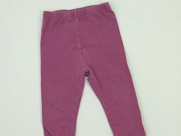 legginsy z falbanką na pupie: Leggings, George, 9-12 months, condition - Very good