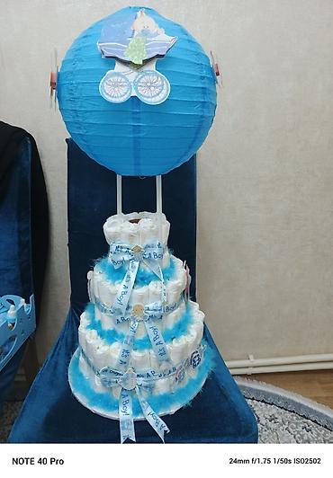 xonca kiraye: Gender reveal və körpə qarşılama üçün dekor və hədiyyə seti.xoncalar — 2