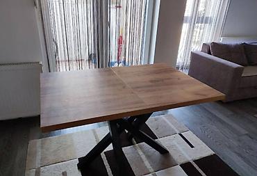 stolica merdevine: Trpezarijski sto ukrstene nogare 160x80cm Radimo i u drugim — 4