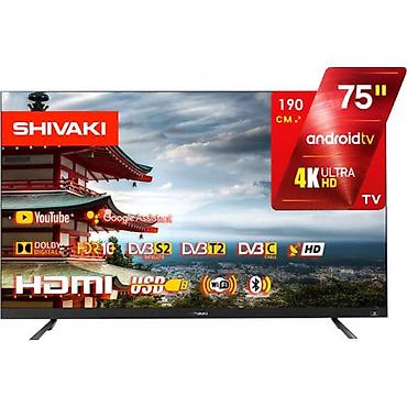 tv android: Shivaki S75NQCH900 Ultra HD 4K Televizor – 75" (191 sm) LED, Google — 2
