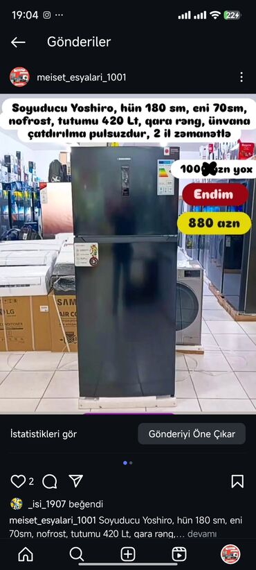 Soyuducular: Yeni Soyuducu Satılır — 30